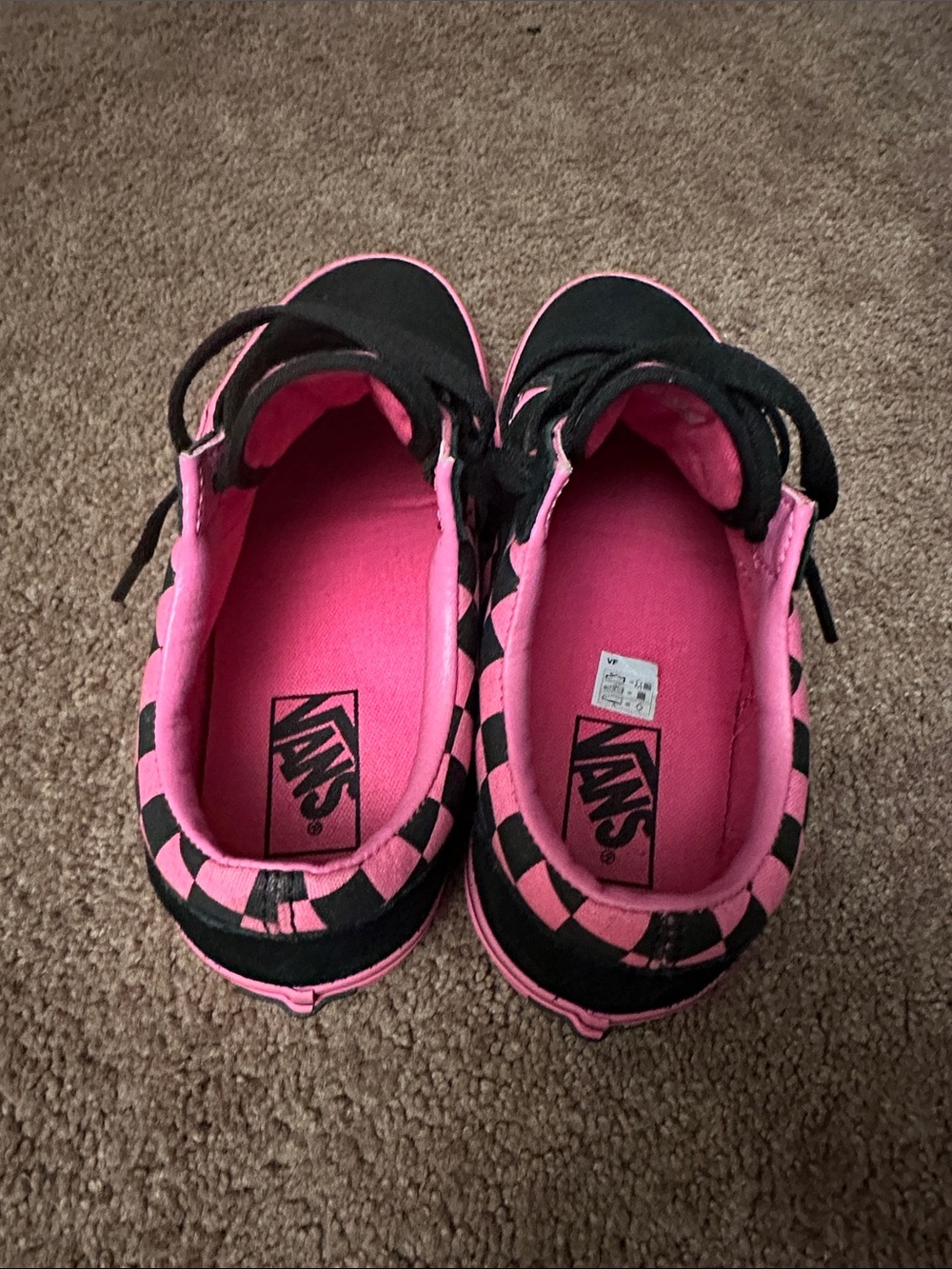 Vans Pink & Black Checkerboard - Picture 2 of 8